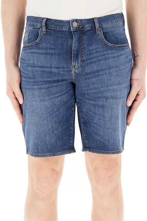 Armani Exchange Trousers Denim Chiaro