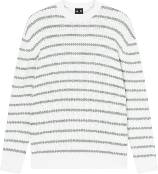 Armani Exchange Sweaters Offwhite/Hedge Green