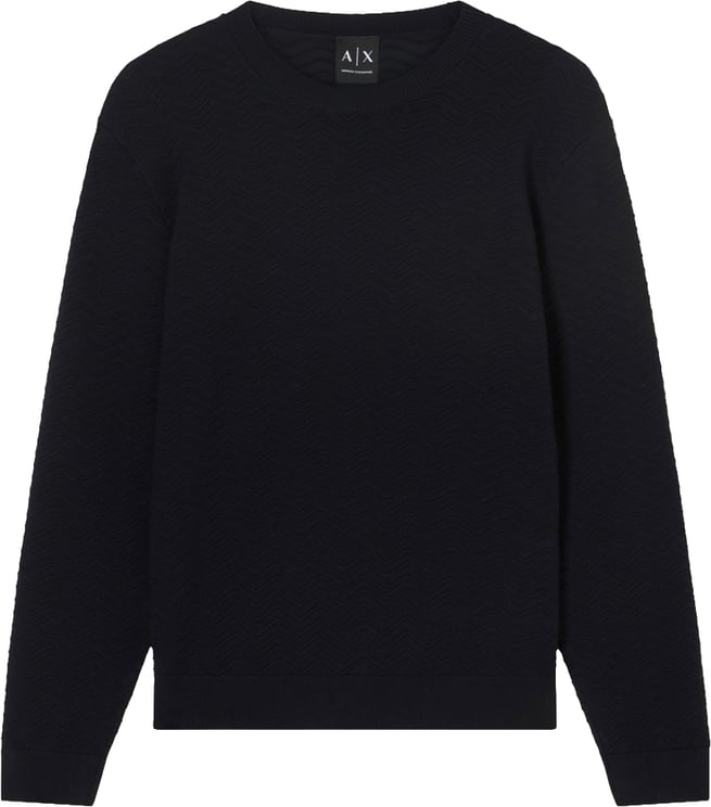 Armani Exchange Sweaters Deep Navy Waves