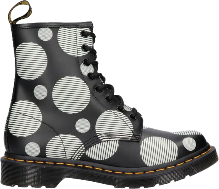 Arte Antwerp Dr Martens 1460 BLACK + WHITE POLKA DOT 26876009 POLKA
