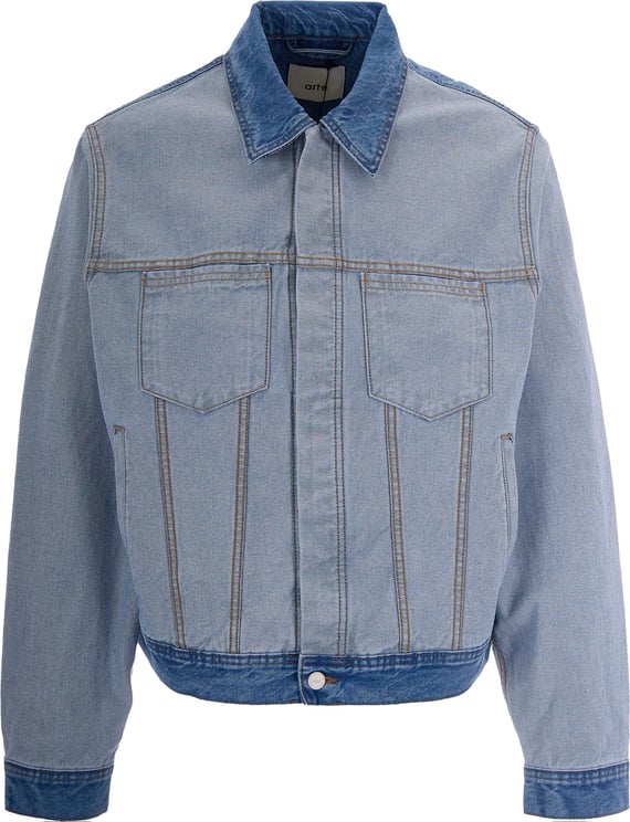 Arte Antwerp Coats Denim Bleach