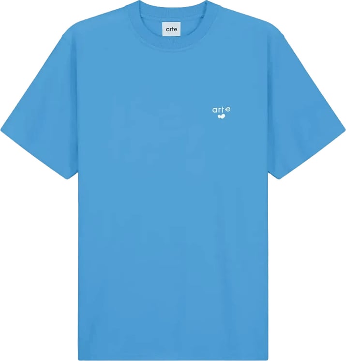 Arte Antwerp T-shirt met hartlogo in blauw