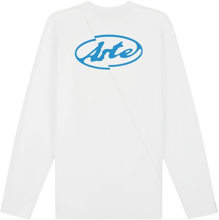 Arte Antwerp Longsleeve Back Circle Logo Bianca