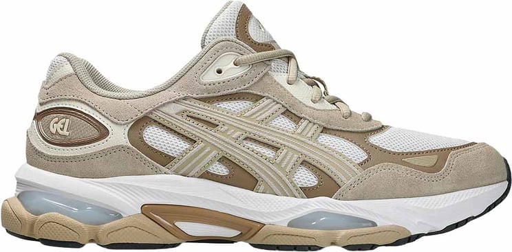 Asics asics gel nyc 2 0 mesh blanc beige