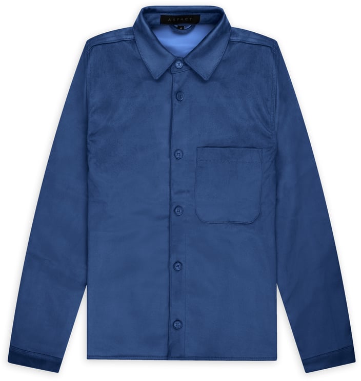 ASPACT Aspact Suede Overshirt Blue