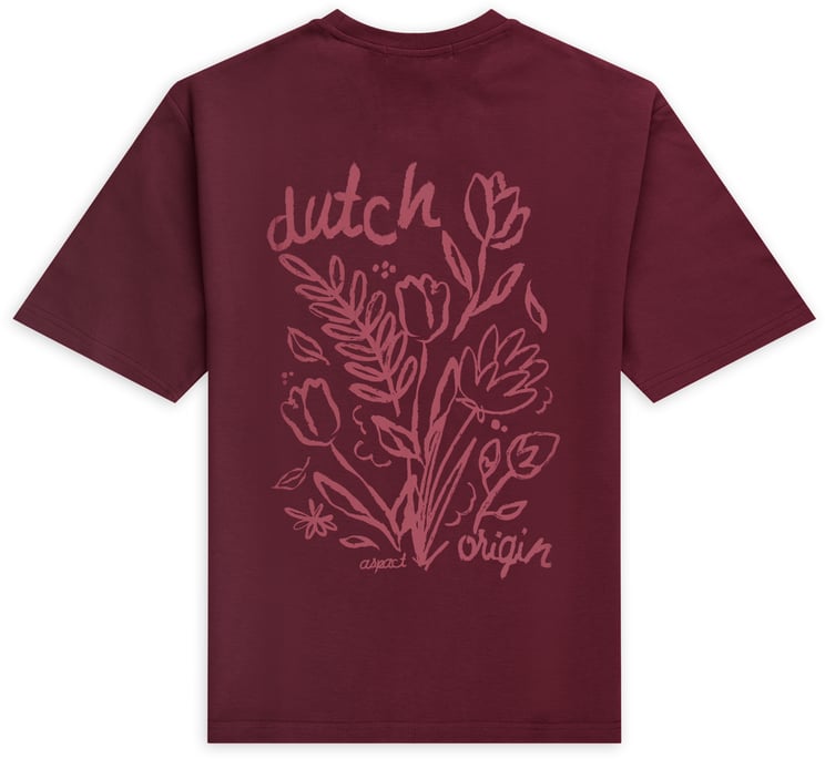 ASPACT Divan Tee Burgundy