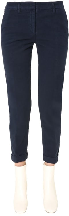 Aspesi Slim Fit Stretch Cotton Trousers