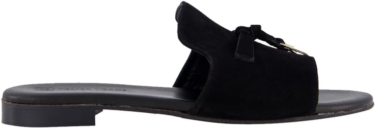 Atelier Verdi Dames Laura Slip On Sandal Black