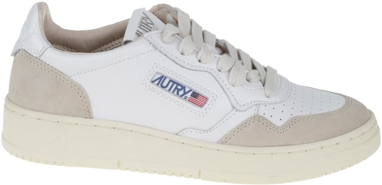 Autry Flat Shoes White