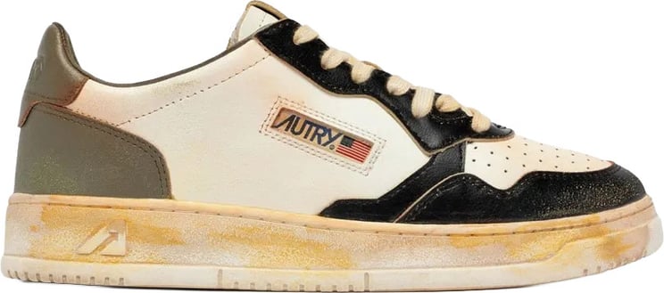 Autry Sneakers Wht/Blk/Covgrn