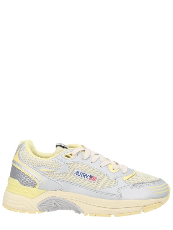 Autry Layered Mesh Synthetic Overlays Sneakers