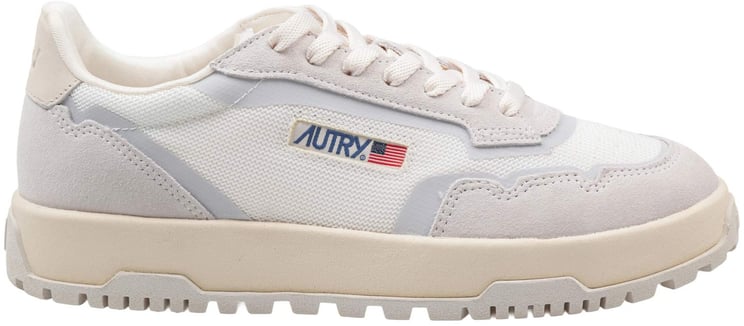 Autry Autry wildpace low mesh and suede sneakers, white