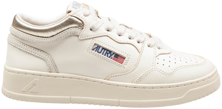 Autry Autry sneakers med-way cream leather sneakers
