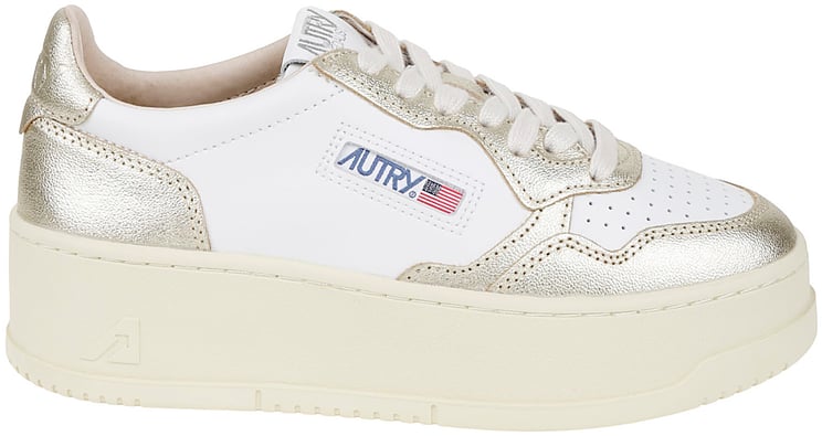 Autry Flat Shoes Golden