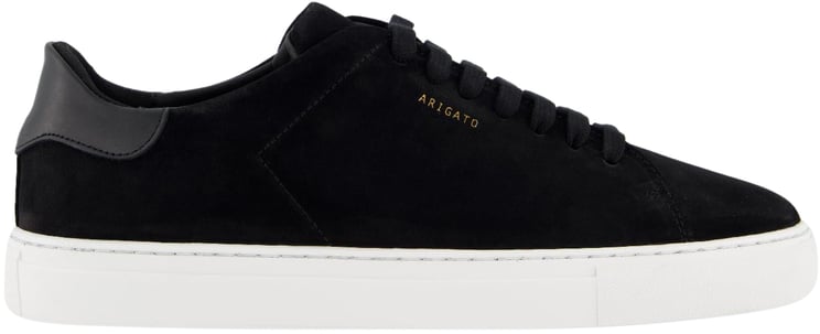 Axel Arigato Heren Clean 90 suède sneaker zwart wit