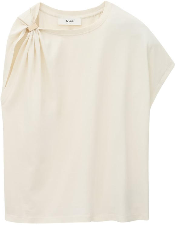 BA&SH Ba&sh Allia T-shirts Ecru 1e26alli