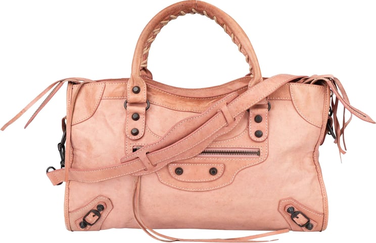 Balenciaga Balenciaga Pink Leather City Handbag
