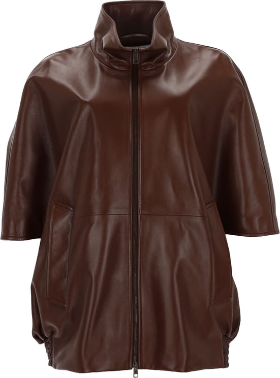 Balenciaga GIACCA IN PELLE CON ZIP