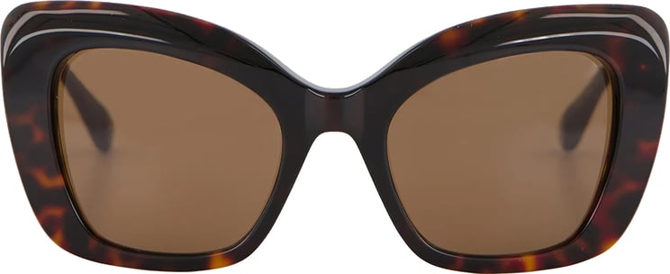 Balenciaga Tortoiseshell Diva Butterfly Oversized Sunglasses