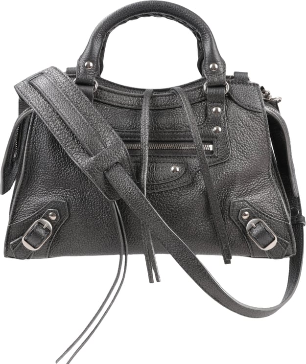 Balenciaga Balenciaga Mini Neo Classic City Leather 2Way Handbag in Grey 679231