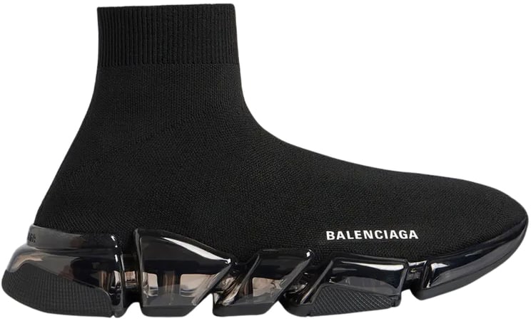 Balenciaga Sneaker Speed 2.0 Full Clear Sole nera