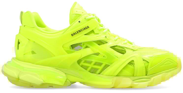 Balenciaga Track 2.0 Clear Sole Logo Sneakers
