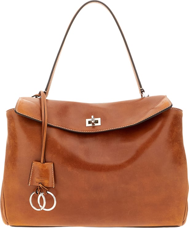 Balenciaga Balenciaga Brown leather medium Rodeo handbag