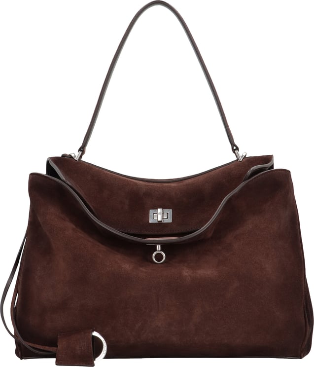 Balenciaga Rodeo Media bag in calf suede