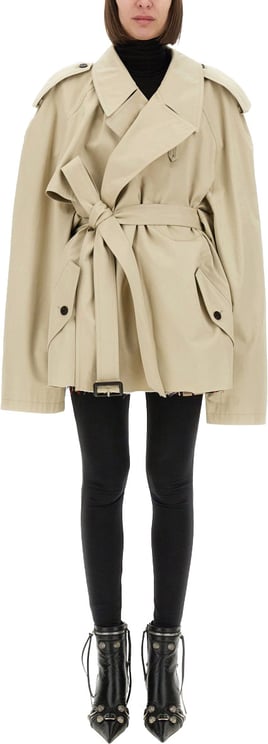 Balenciaga Cropped Trench Coat