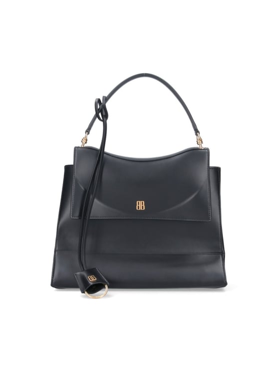 Balenciaga Medium 'Nano' Handbag – Black