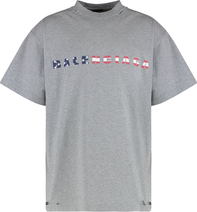 Balenciaga T-shirt crew neck in cotton