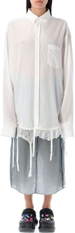 Balenciaga Lingerie Shirt Bianco