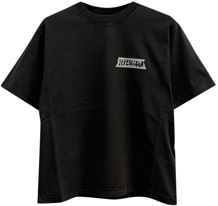 Balenciaga T-Shirts And Polos Black