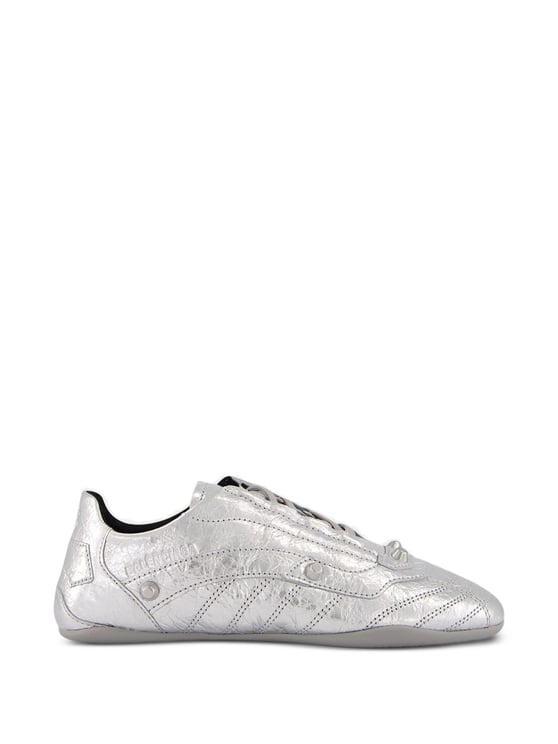 Balenciaga City Silver Metallic Sneakers