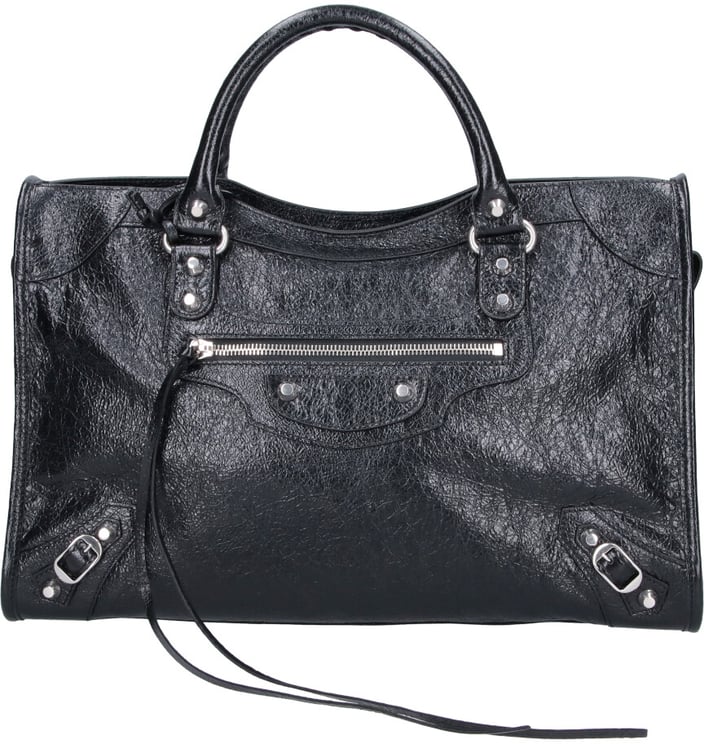 Balenciaga Black Medium Le City Lamb Bag