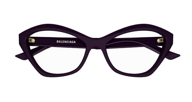 Balenciaga Eyeglasses Balenciaga BB0341O 003 violet violet transparent 56/16/145