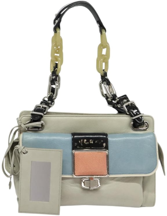 Balenciaga Balenciaga Cherche Midi Chain Shoulder Bag Leather Large