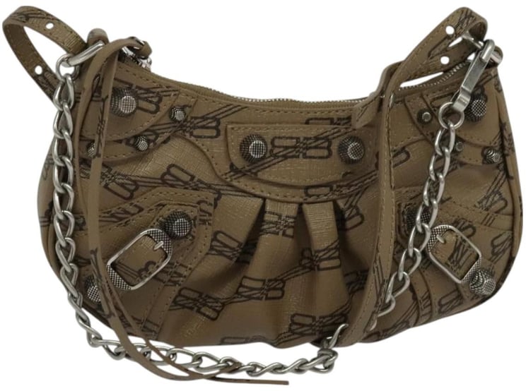 Balenciaga Balenciaga Le Cagole Giant Studs Chain Shoulder Bag Leather XS