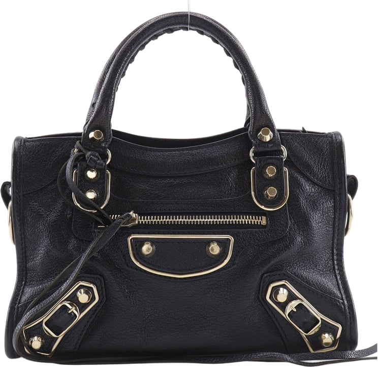 Balenciaga Balenciaga City Classic Metallic Edge Bag Leather Small