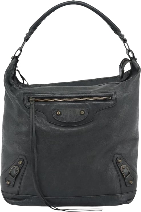 Balenciaga Balenciaga Giant Studs Day Hobo Leather