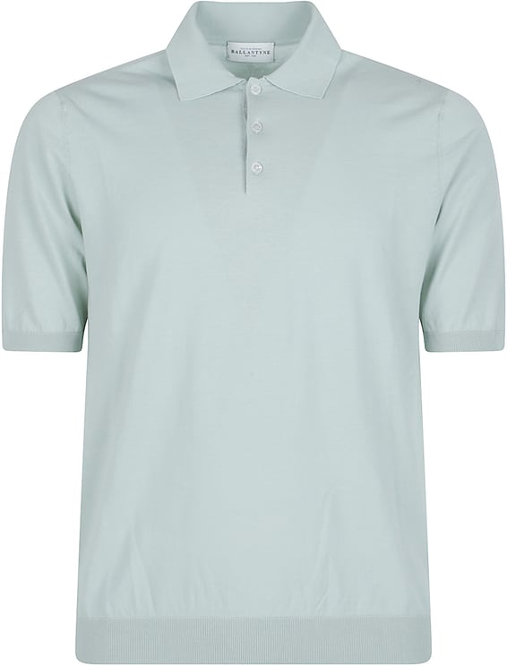 Ballantyne Short Sleeve Plain Polo Shirt Green