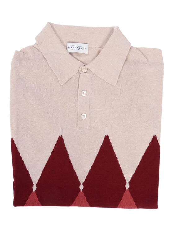 Ballantyne Geometric Pattern Classic Polo Shirt