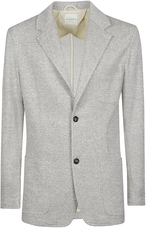 Ballantyne Single Breasted Jacket Grey