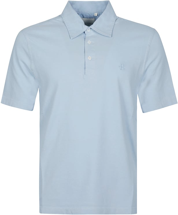 Ballantyne Short Sleeve Polo Shirt Blue
