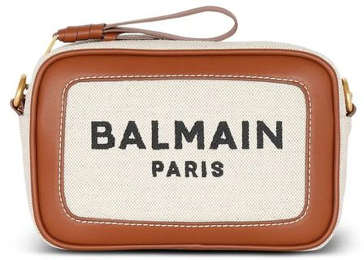 Balmain Balmain Brown Cotton Shoulder Bag