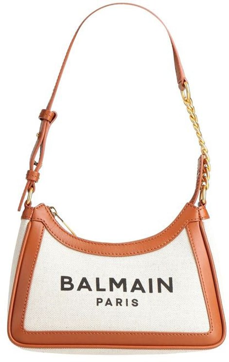 Balmain Balmain Brown Cotton Shoulder Bag