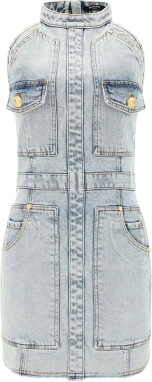 Balmain Balmain Denim Mini Dress