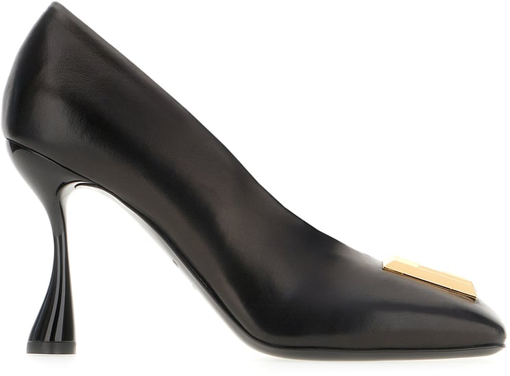 Balmain Balmain Black leather pumps