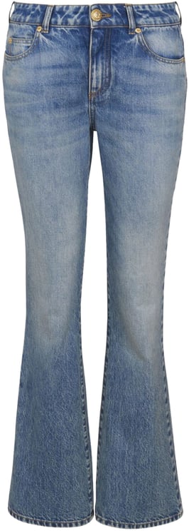 Balmain Trousers Blue Denim