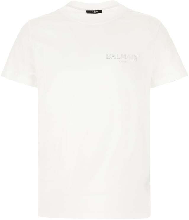 Balmain Balmain White cotton t-shirt